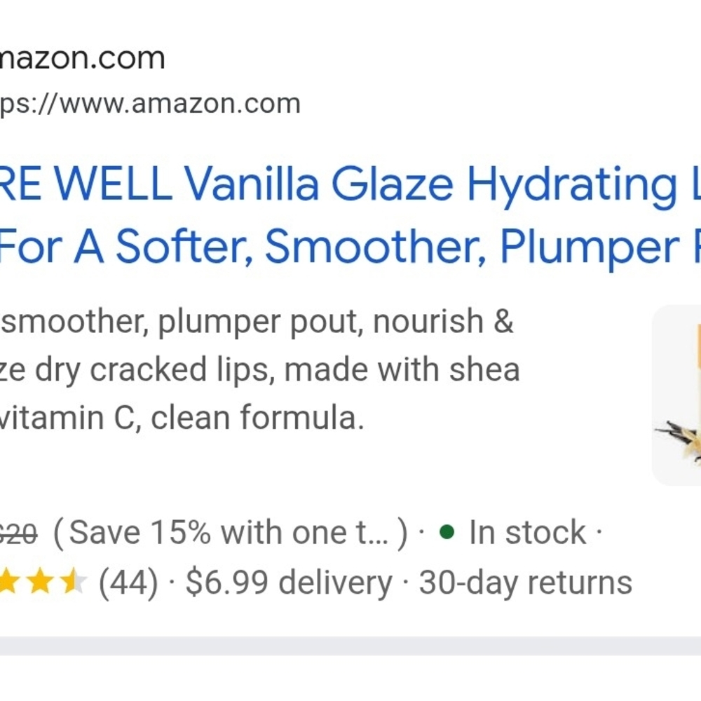 Vanilla Glaze Hydrating Lip Mask - 2 Pack - Picture 7 of 7